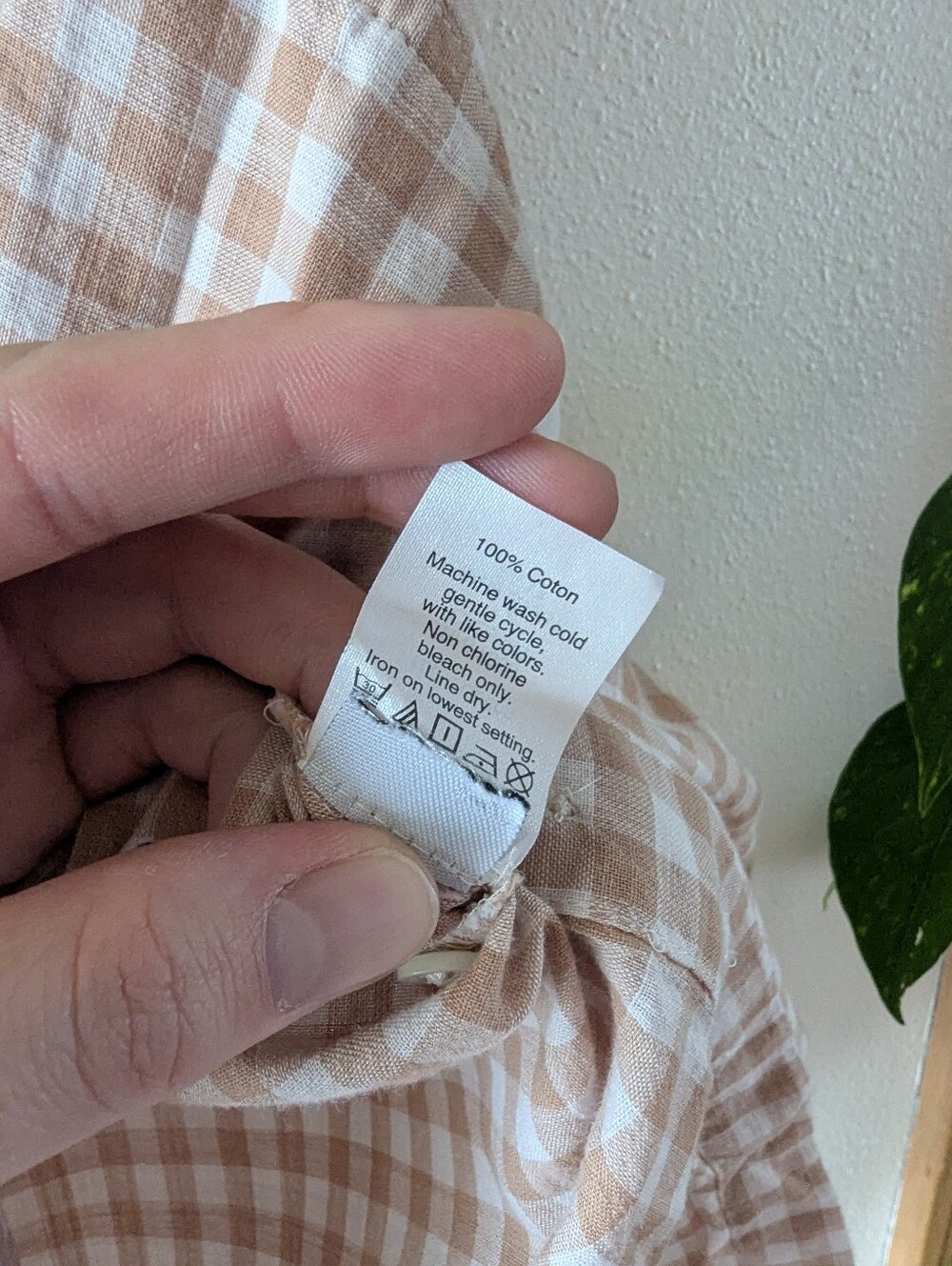 Oversized Madewell Gingham Top - Picture 7 of 8